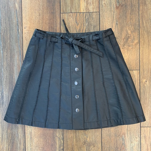 Free People Dresses & Skirts - Free People Leather Skirt